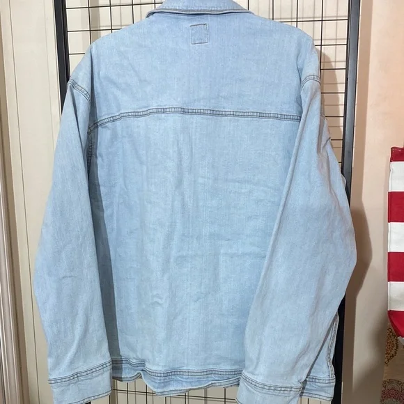 Vans Light Blue Denim Jacket XL Oversized - Picture 7 of 7